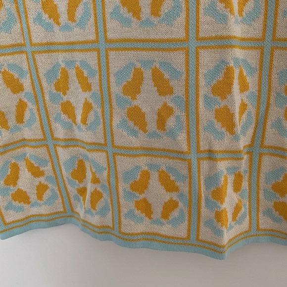 Knit spring or summer top or dress beautiful knitting work. Never wore, NEW. - Picture 3 of 5